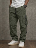 Casual Drawstring Tactical Cargo Pants
