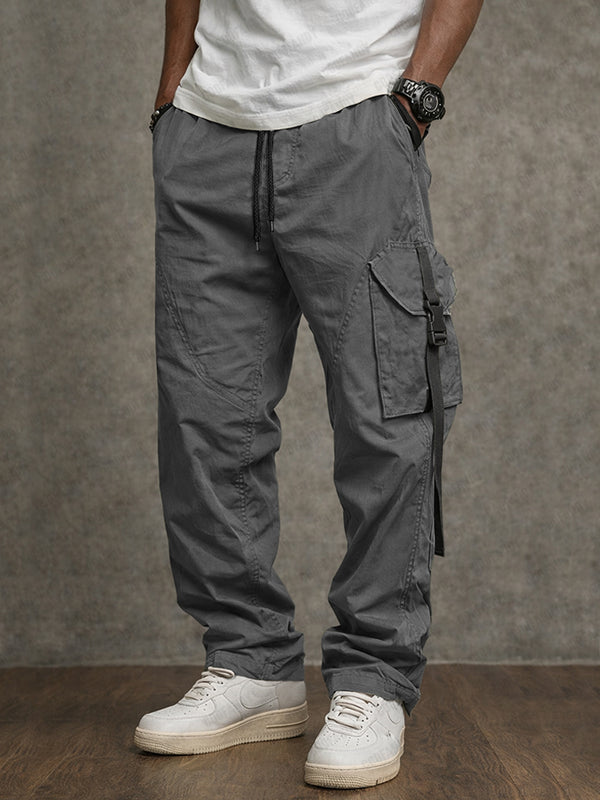 Casual Drawstring Tactical Cargo Pants