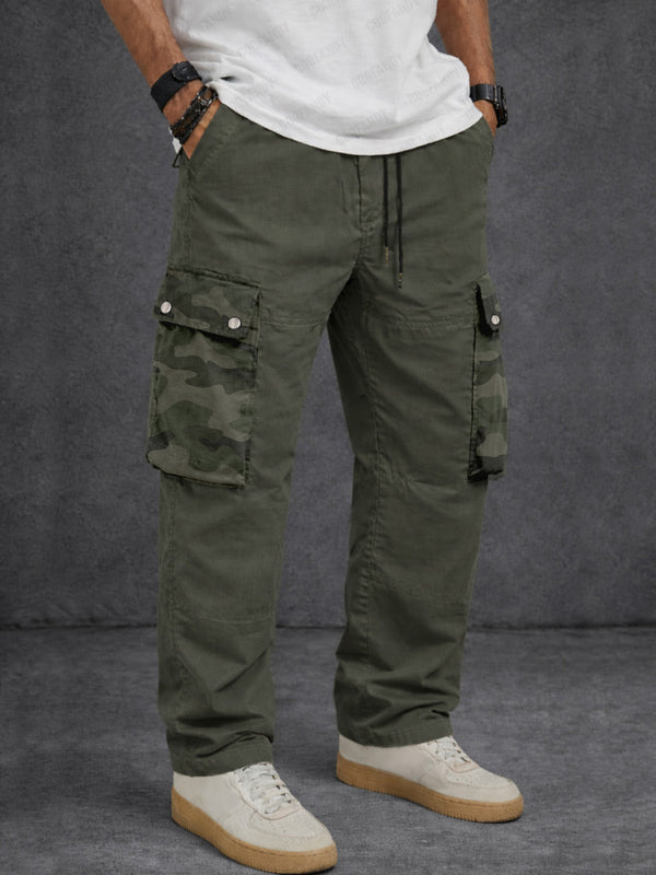 Durable 100% Cotton Camouflage Pocket Cargo Pants