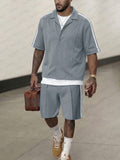 Casual Sporty Side Stripe 2-Piece Set