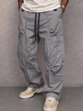 Casual Athletic Straight Leg Cargo Pants