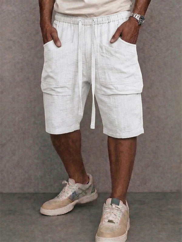 Versatile Nature 100% Cotton Drawstring Shorts