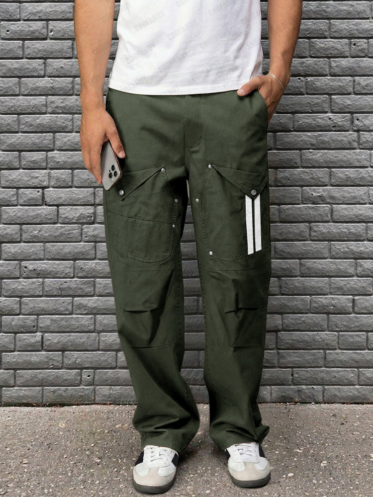 Casual Unique Multi Pockets Cotton Pants – COOFANDY