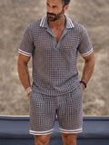 Resort Casual Knit Cutout Matching Set