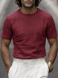 Stylish Shoulder Zipper Pleated Design T-Shirt