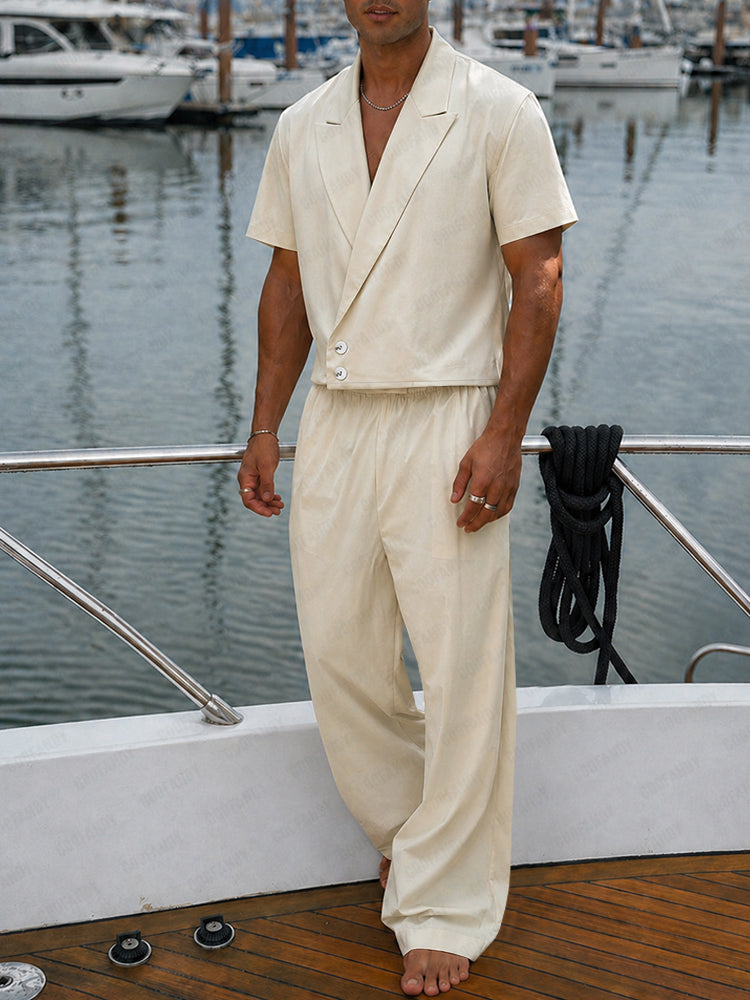 Men's Minimalist 100% Cotton Matching Set | Old Money Style – COOFANDY
