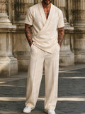 Minimalist Urban Shirt Pants Matching Set