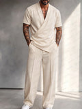 Minimalist Urban Shirt Pants Matching Set