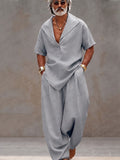 Casual Minimalist Loose Fit Matching Set
