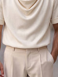Effortless Stylish Cowl Neck T-Shirt