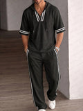 Athleisure Breathable Micro-Mesh Hoodie Set
