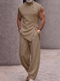 Modern Tailoring Refined Button Design Matching Set