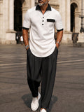 Effortless Leisure Contrast Color Matching Set