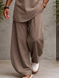 Classic Relaxed Fit Plaid Matching Set