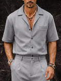 Smart Casual Suit Shirt and Pants Set