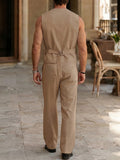 Effortless Urban Casual Vest and Pants Set