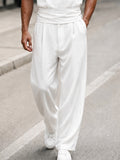 Modern Minimalist Half Placket Shirt Pants Set