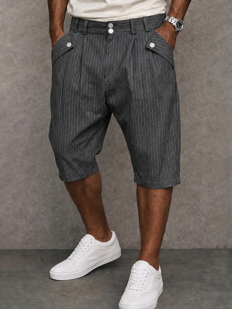 dress shorts for men Men's Linen Shorts