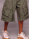 Utility Multi-Pocket Techwear Cargo Shorts
