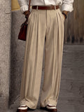 Smart Casual Multi-Pleated Suit Pants