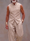Smart Casual Suit Vest and Pants Set
