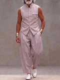Smart Casual Suit Vest and Pants Set
