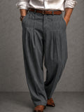 Smart Casual Designer Pleated Pants