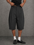 Summer Relaxed Fit 100% Cotton Knee Length Shorts