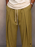Casual Modern Wide Leg Drawstring Pants
