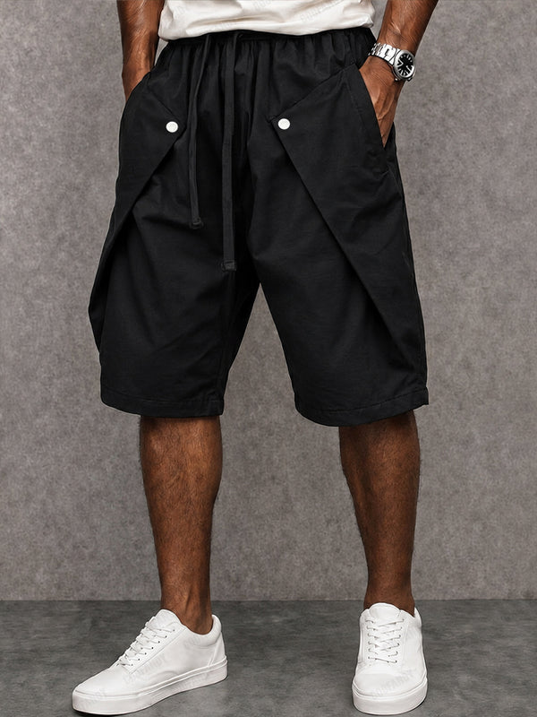 All-Day Comfort Elastic Waist Cargo Shorts