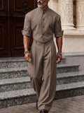Smart Casual Designer Pinstripe Co-ord Set