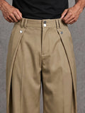 Smart Casual Pleated Wide-leg Pants