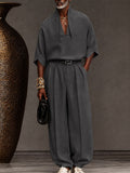 Minimalism Natural 100% Cotton Matching Set