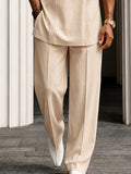 Essential Leisure Pleated Detail T-Shirt Pants Set