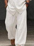 Minimalist Washed Cotton Shirt Pants Set