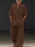 Casual Loose 100% Cotton Matching Set