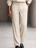 Modern Boxy Fit Shoulder Pad Top Pants Set