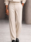 Modern Boxy Fit Shoulder Pad Top Pants Set