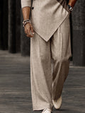 Effortless Style Colorblock T-Shirt Pants Set
