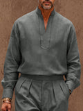 Minimalist Luxury Mandarin Collar Matching Set