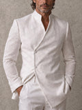 Smart Casual Shoulder Pads Hollow-Out Blazer