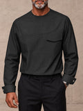 Effortless 100% Cotton Denim Long Sleeve Top