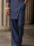 Elevated Casual Longline Tunic Shirt Pants Set