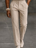 Quiet Luxury Structured Shoulder Top Pants Set