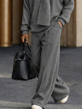 Modern 3-in-1 Detachable Scarf Top Pants Set