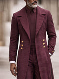 Luxury Longline Pinstripe Coat Blazer