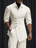 Modern Asymmetric Tailored Two Piece Set