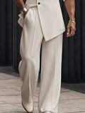 Modern Asymmetric Tailored Two Piece Set