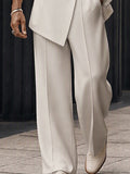 Modern Asymmetric Tailored Two Piece Set