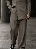 Smart Casual Mandarin Collar Suit Set